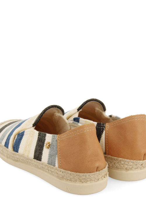 Alpargatas la siesta en color azul para hombre natura m