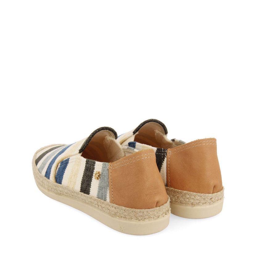 La siesta natura m men's blue espadrilles