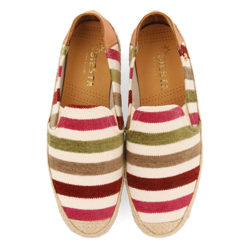 La siesta natura m men's khaki espadrilles