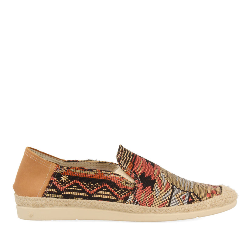 La siesta tesela m men's orange espadrilles
