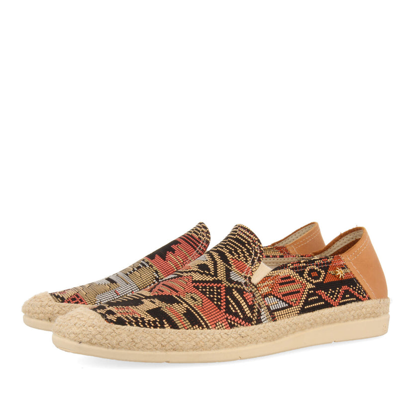 La siesta tesela m men's orange espadrilles