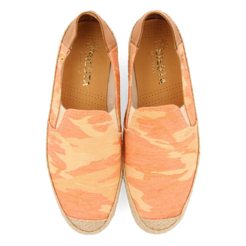 La siesta men's dunas m salmon espadrilles