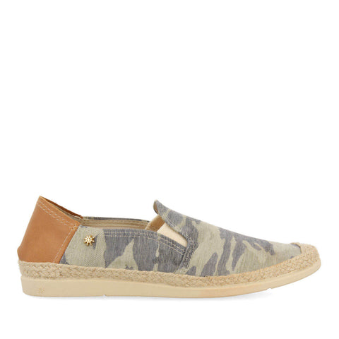 LA SIESTA MEN'S DUNAS M GREEN ESPADRILLES