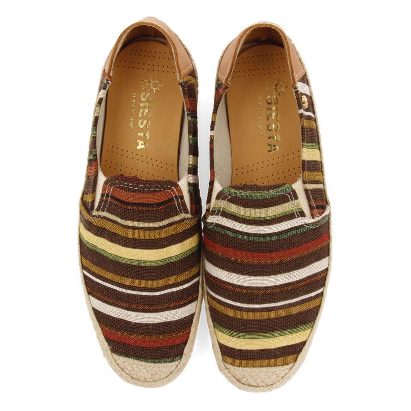 La siesta men's dunas m brown espadrilles