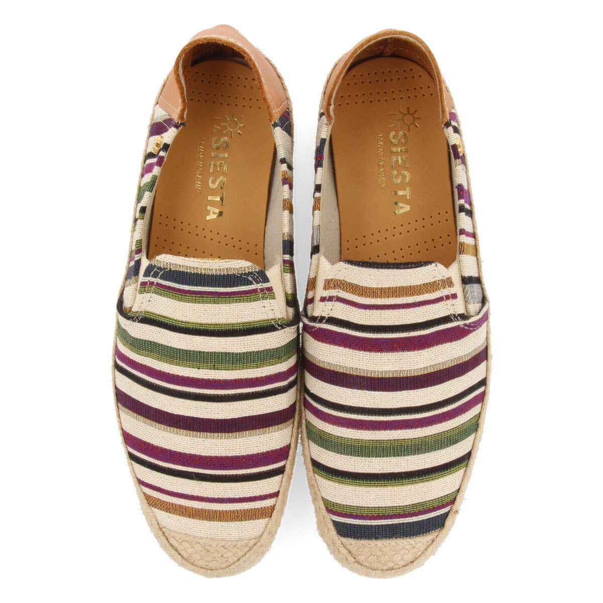 Alpargatas la siesta multicolor para hombre perdigal m 