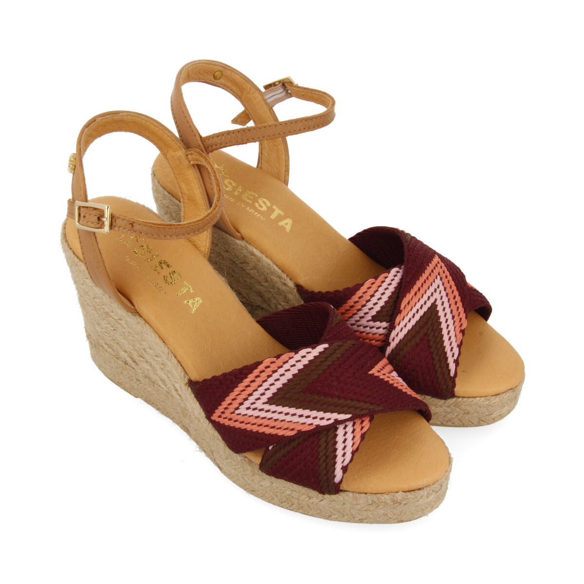 La siesta lidia women's coral espadrilles