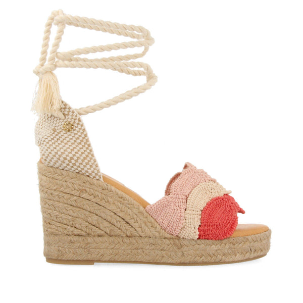 La siesta explanada women's coral espadrilles