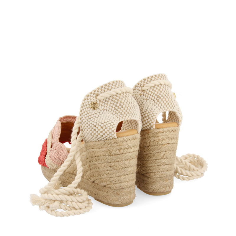 La siesta explanada women's coral espadrilles