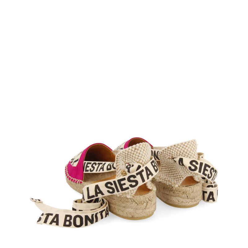 La siesta catalina women's fuchsia espadrilles
