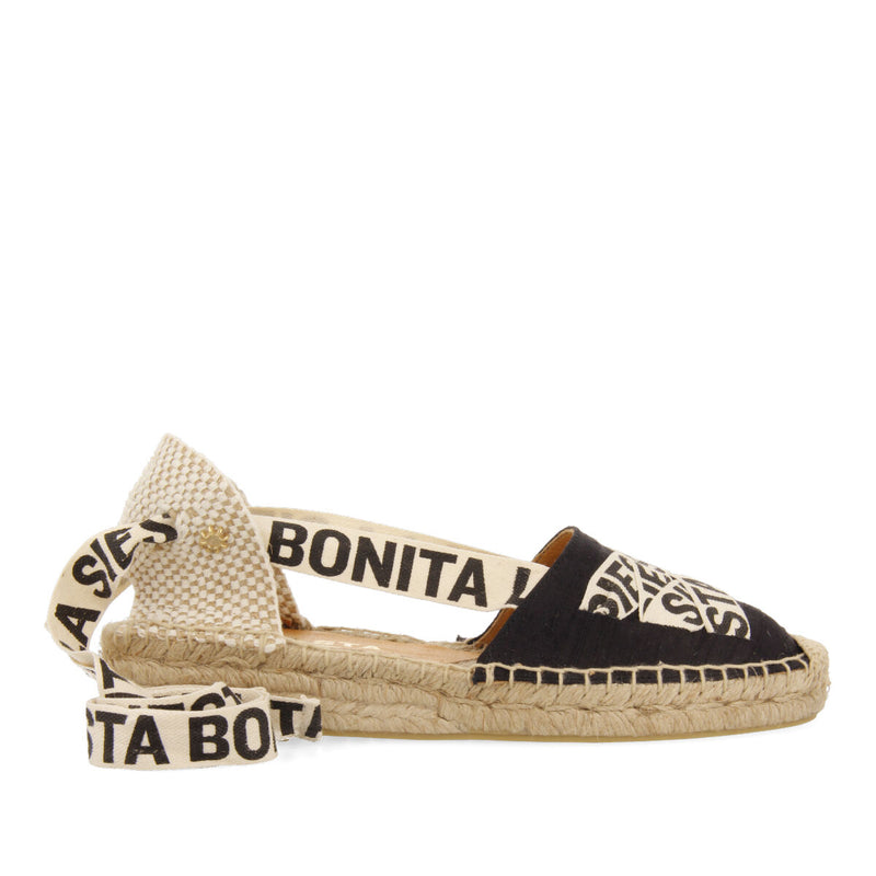 La siesta catalina women's black espadrilles
