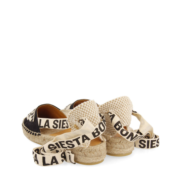 La siesta catalina women's black espadrilles