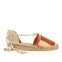 Espadrillas la siesta in color corallo da donna eulalia
