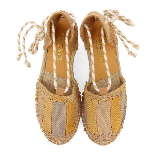 La siesta eulalia women's mustard espadrilles