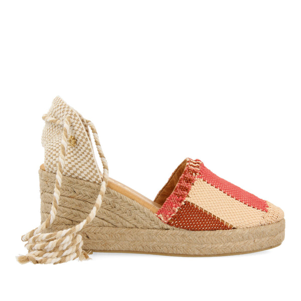 La siesta gala women's coral espadrilles