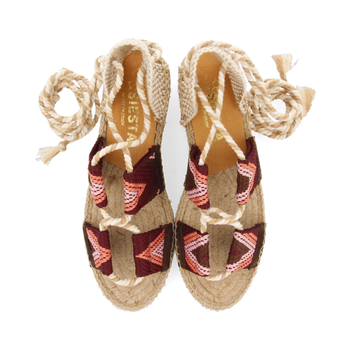 La siesta lucia women's coral espadrilles