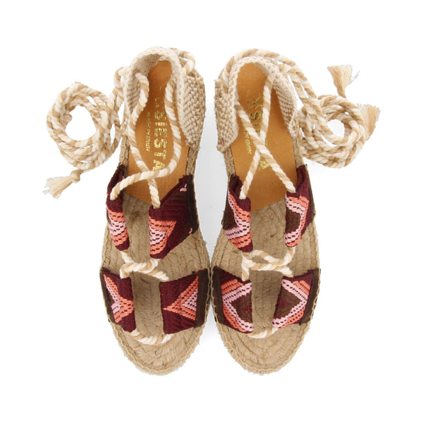 La siesta lucia women's coral espadrilles