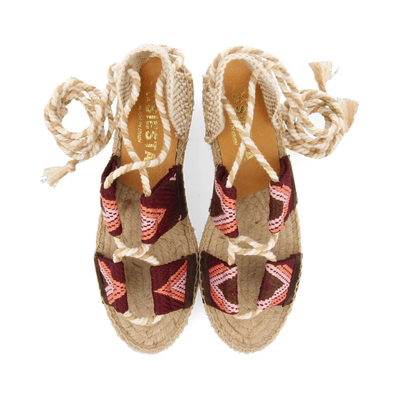 La siesta lucia women's coral espadrilles