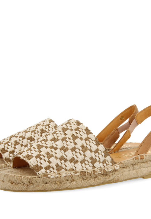 Espadrilles la siesta en couleur naturelle pour femme prisca
