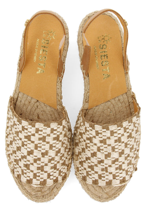 Espadrilles la siesta en couleur naturelle pour femme prisca