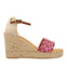 La siesta regina women's fuchsia espadrilles