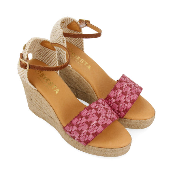La siesta regina women's fuchsia espadrilles