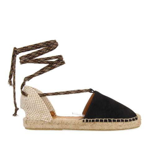 LA SIESTA APOLONIA WOMEN'S BLACK ESPADRILLES