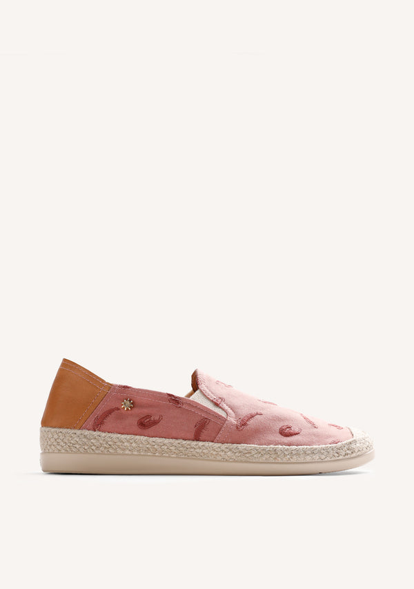 ESPADRILLES TERRE CUITE MOTIF POISSON