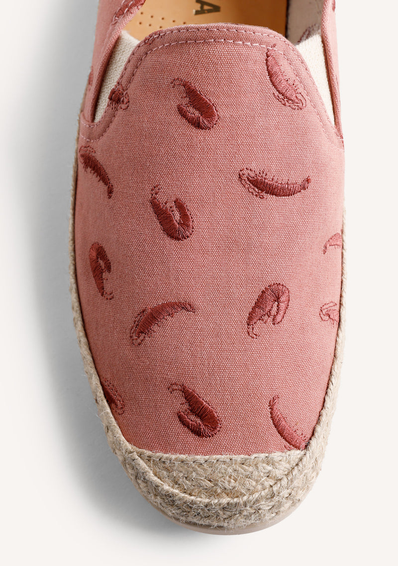 ESPADRILLES TERRE CUITE MOTIF POISSON
