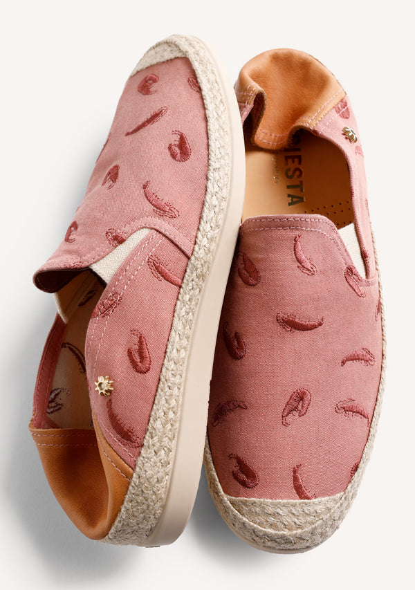 ESPADRILLES TERRE CUITE MOTIF POISSON