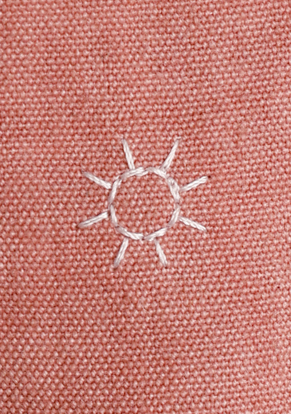 ESPADRILLES TERRE CUITE MOTIF SOLEIL