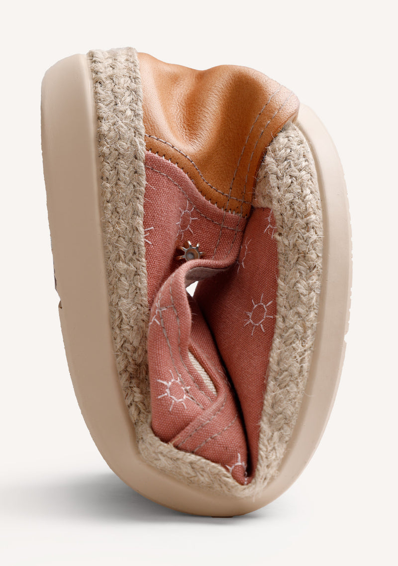 ESPADRILLES TERRE CUITE MOTIF SOLEIL