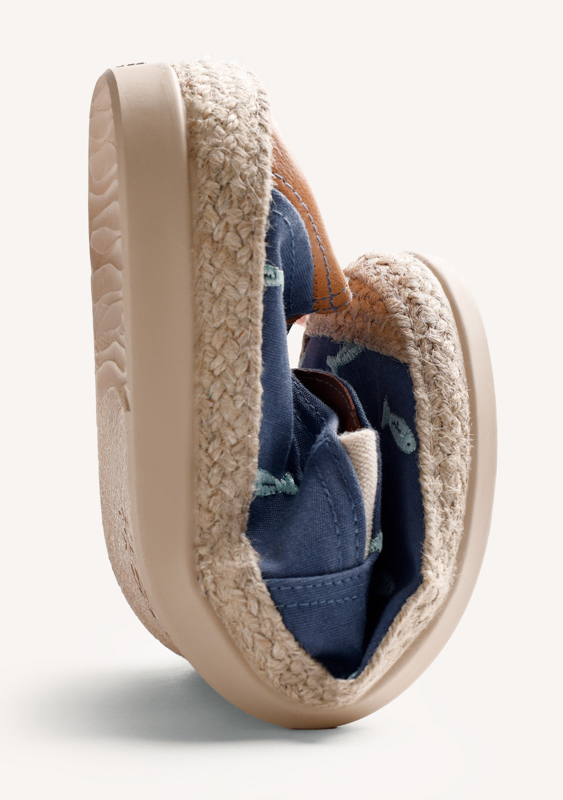 BLUE ESPADRILLES FISH PATTERN