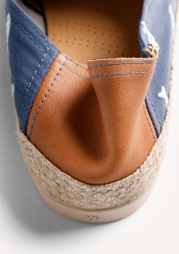 ESPADRILLES BLEUES MOTIF POISSON