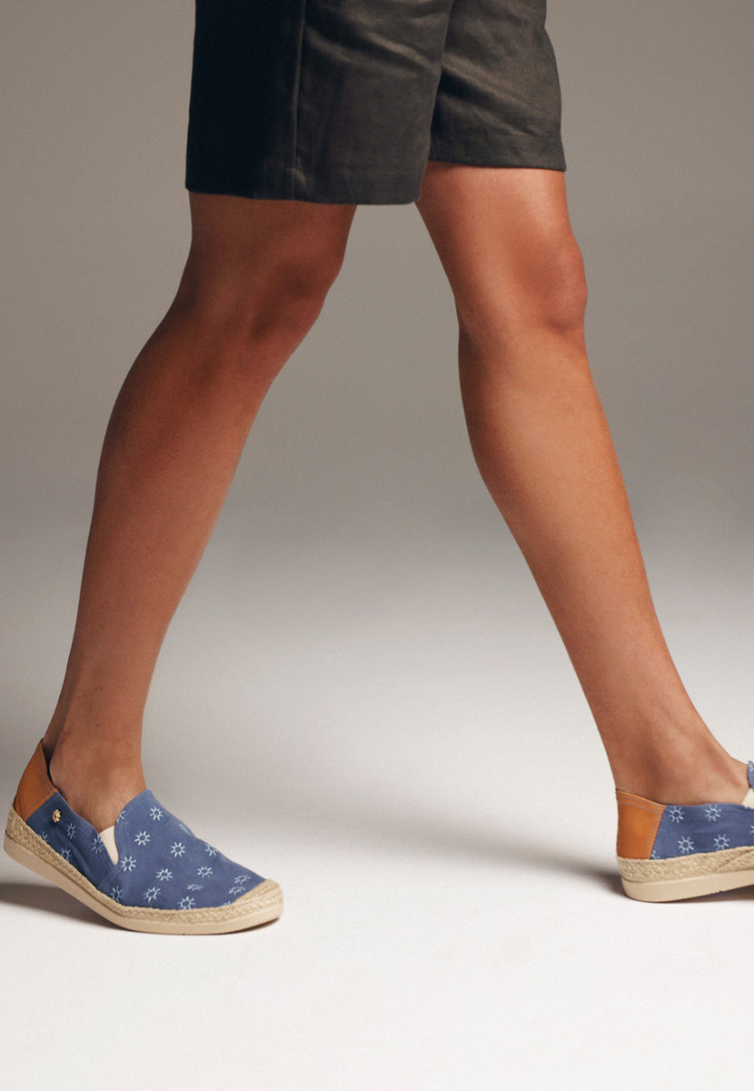 ALPARGATAS AZULES PECES