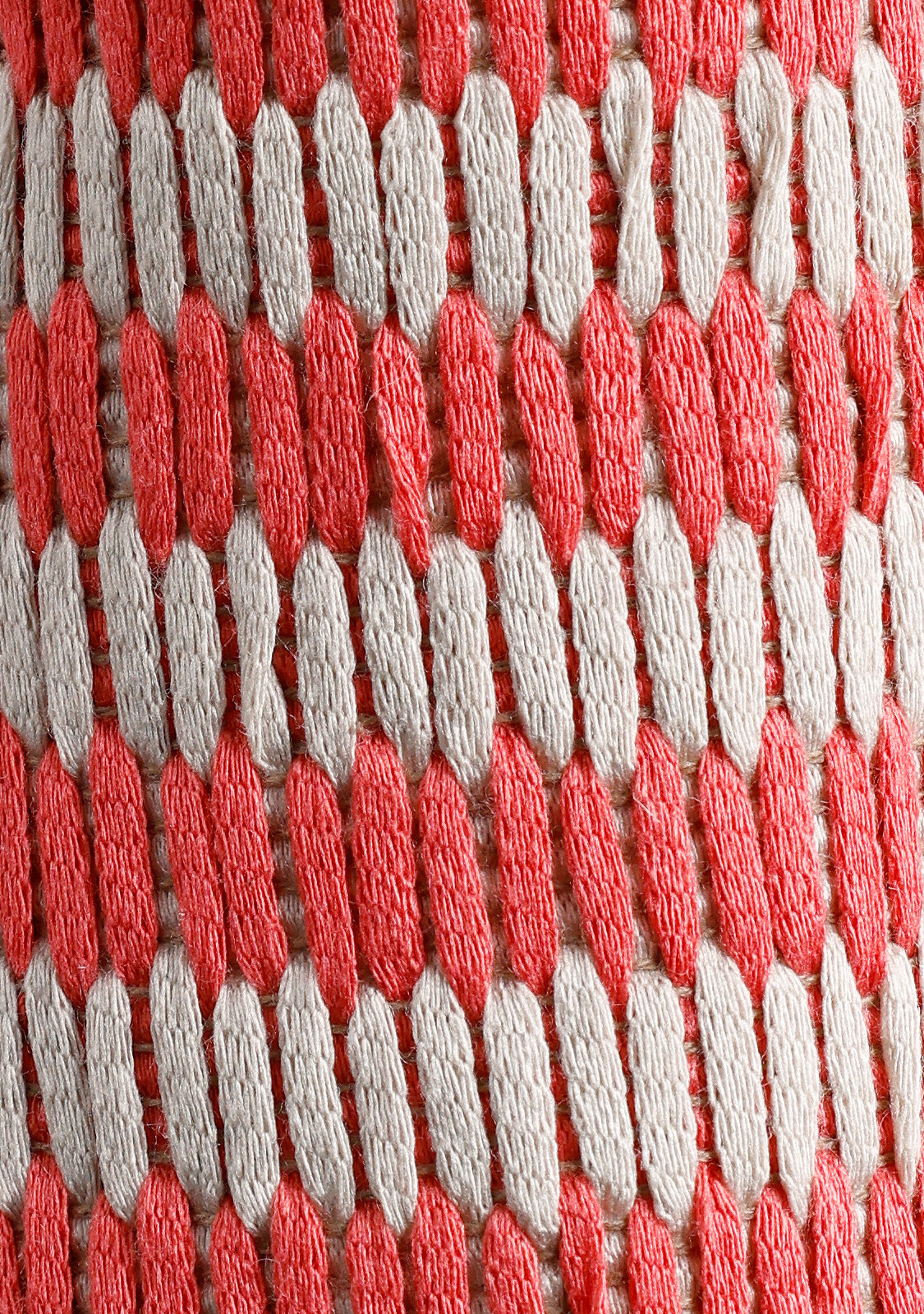 CORAL STRIPED ESPADRILLES