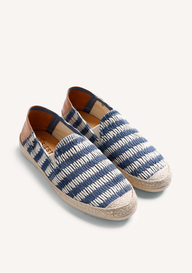 ESPADRILLES RAYURES BLEUES