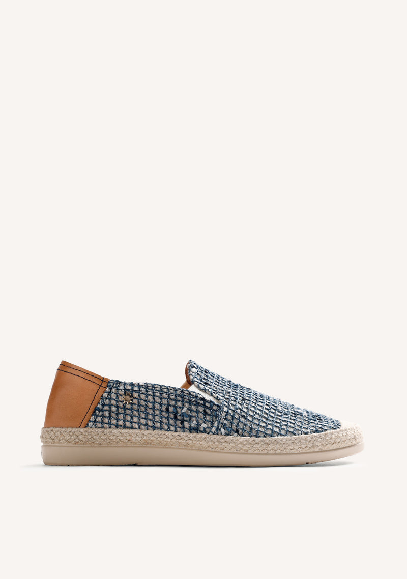 ESPADRILLES MAILLE BLEUE