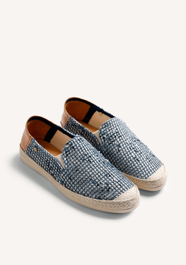 ESPADRILLES MAILLE BLEUE