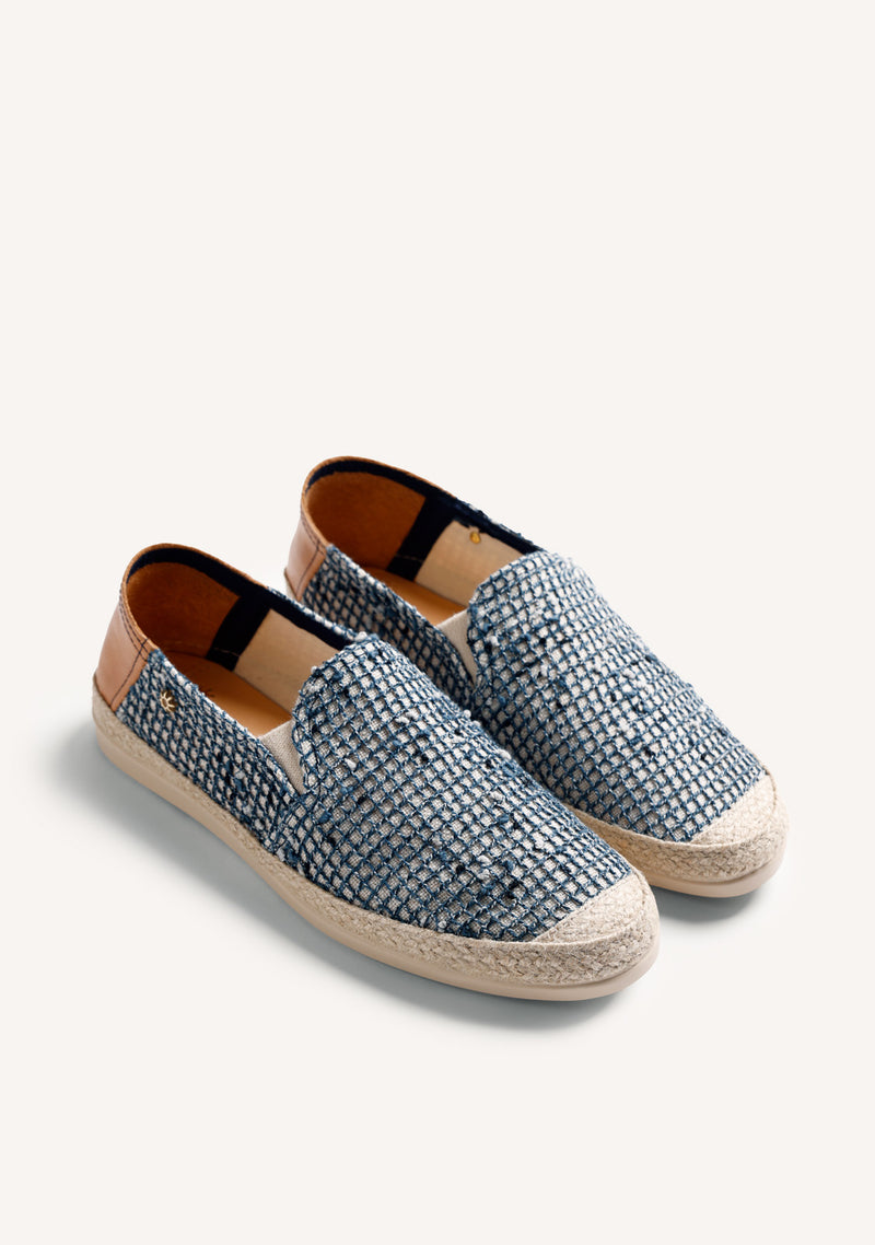 ESPADRILLES MAILLE BLEUE