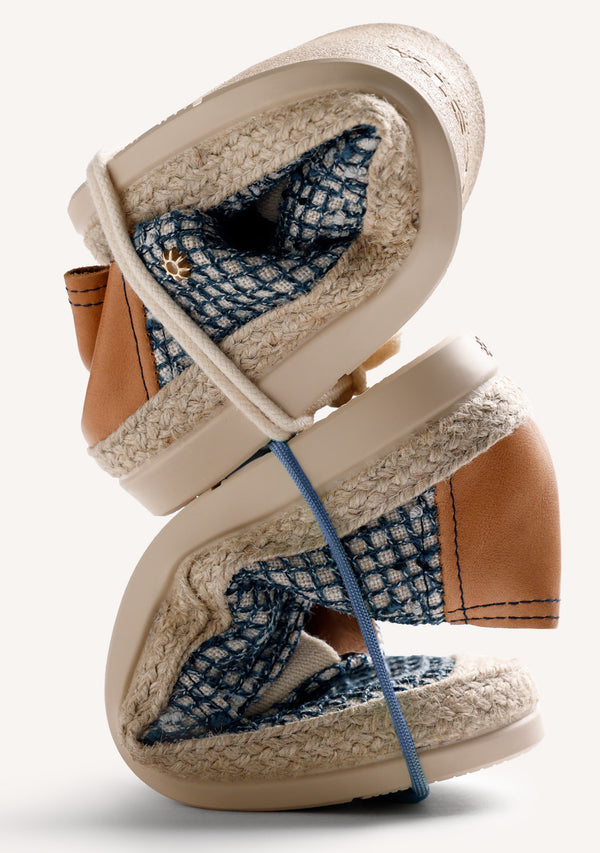 ESPADRILLES MAILLE BLEUE