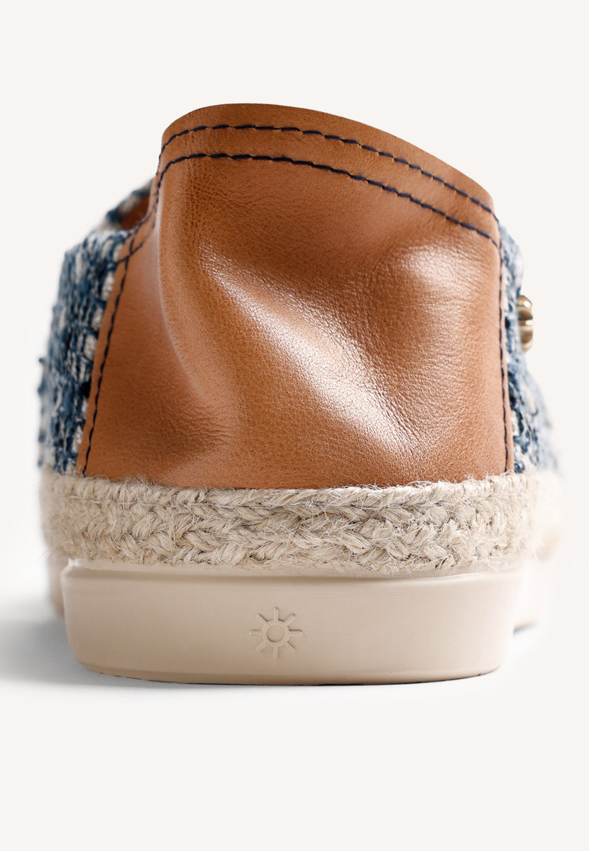 ALPARGATAS AZULES REJILLA