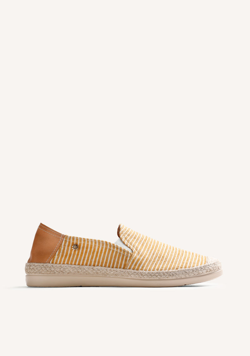 ESPADRILLES RAYURES JAUNES