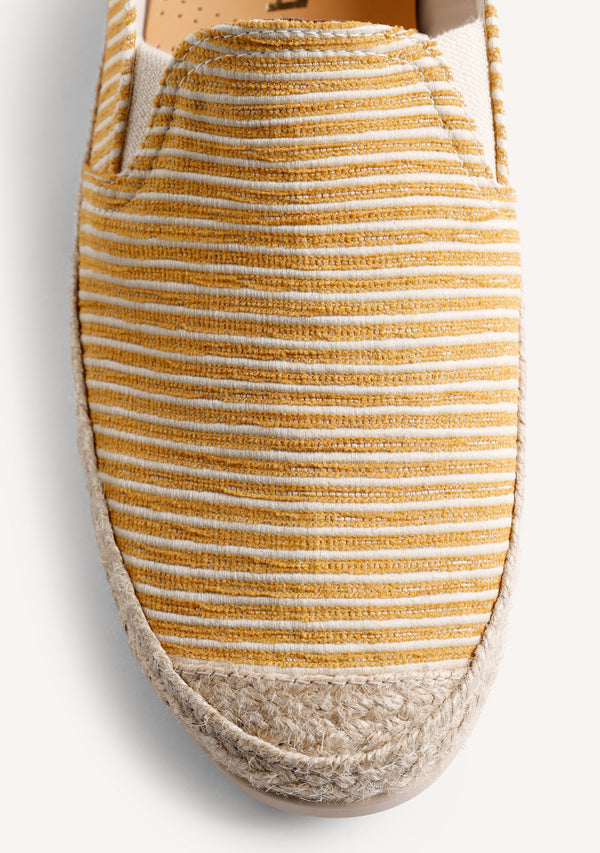 ESPADRILLES RAYURES JAUNES