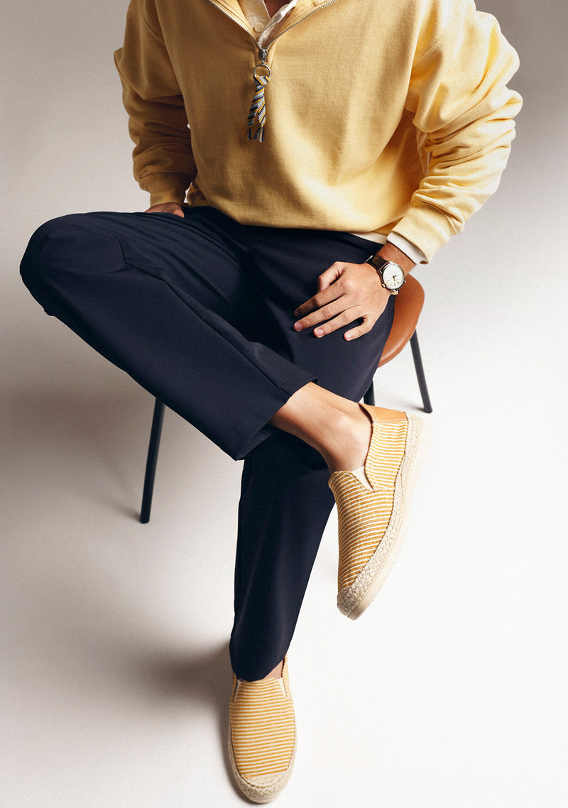 ESPADRILLES RAYURES JAUNES