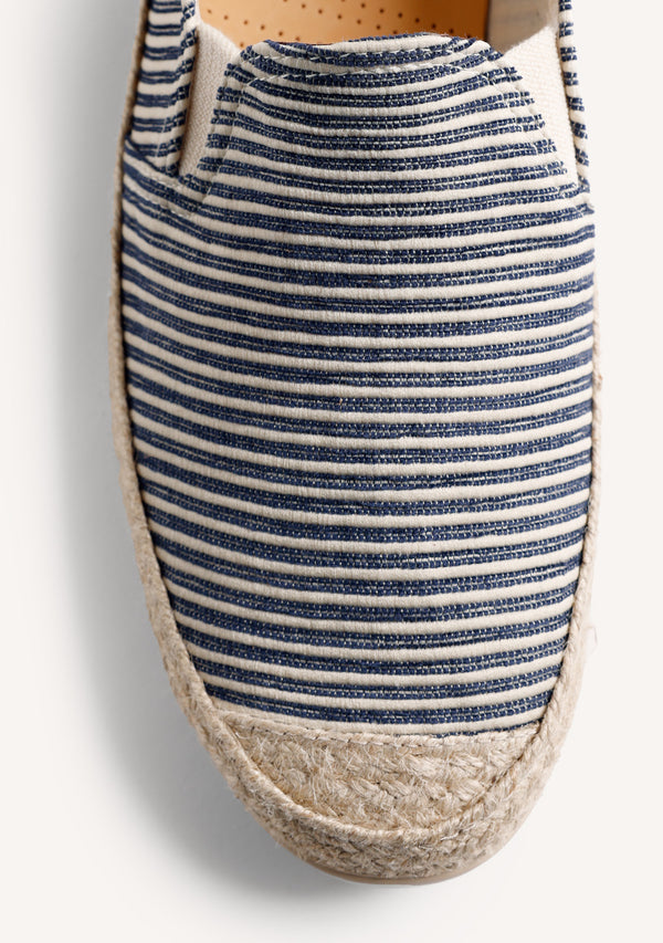 ESPADRILLES RAYURES BLEUES
