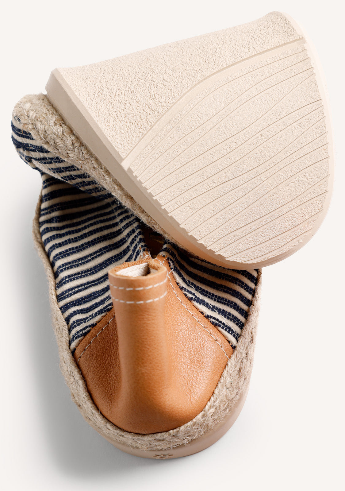 BLUE STRIPED ESPADRILLES