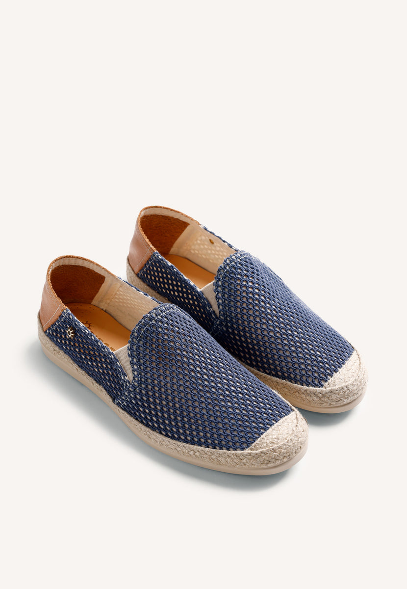 ALPARGATAS AZULES REJILLA