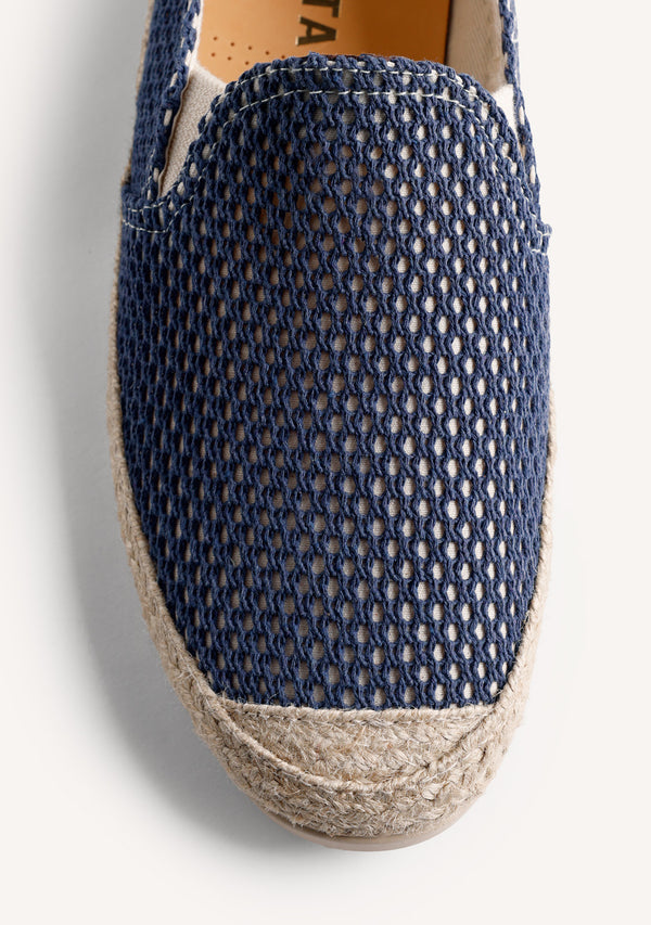 ESPADRILLES MAILLE BLEUE
