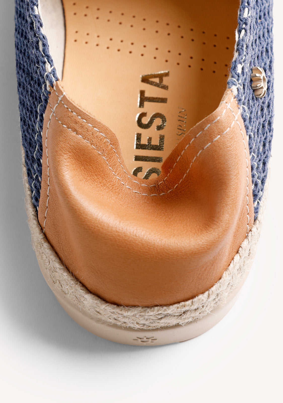 BLUE MESH ESPADRILLES