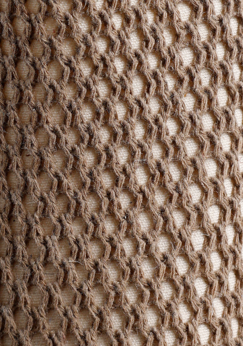 ESPADRILLES MAILLE KAKI
